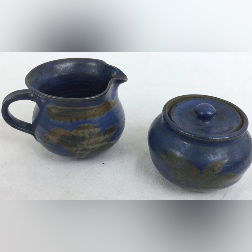 Hand-Crafted Ceramic Cream & Sugar Set